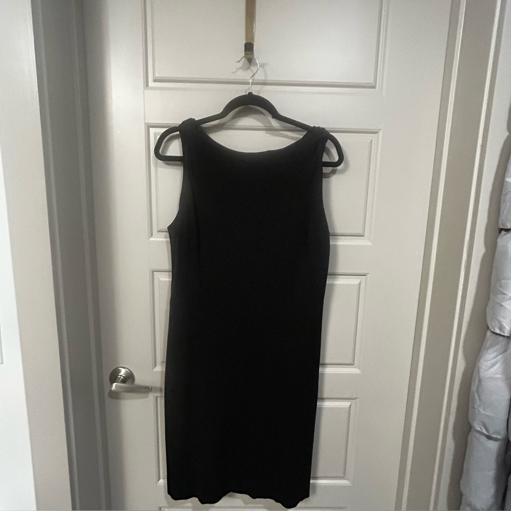 MM Lafleur Classic Heather Gray Midi Sleeveless Dress